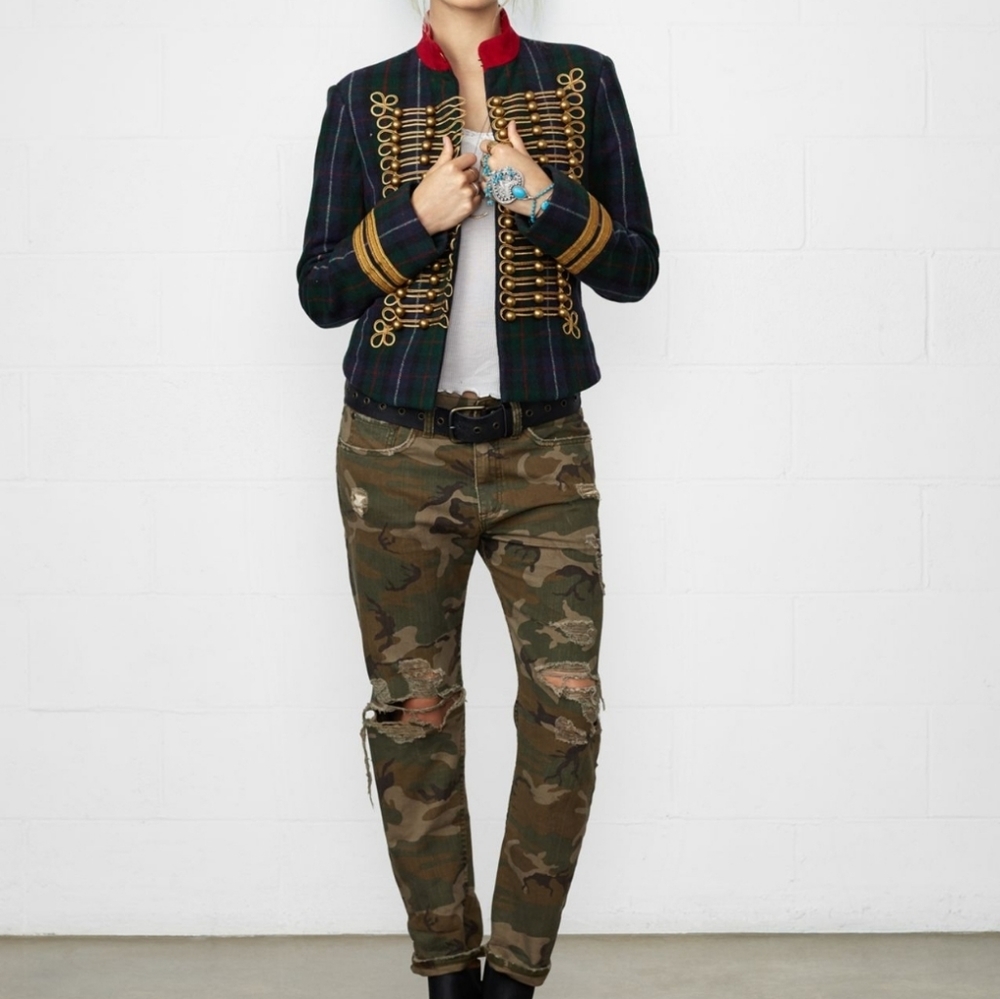 Denim & Supply Ralph Lauren Elzey Distressed Camo